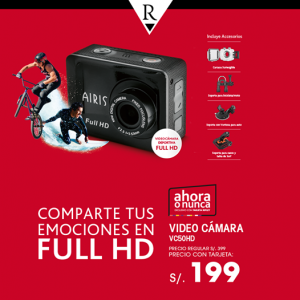 Cámara Airis a sólo S/. 199.00
