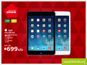 iPad mini a sólo S/. 699.00