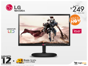 Monitor LG a sólo S/. 249.00