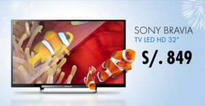 Sony Bravia a sólo S/. 849.00