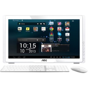 AOC – Computadora de Escritorio All in One 21.5″ Full HD 4GB 1GB Android A2258P – Blanco a solo S/.499.00