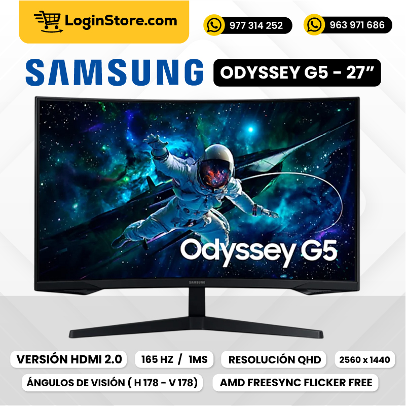 Monitor Samsung Odyssey G5 – 27″