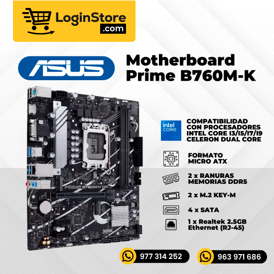 Motherboard Asus Prime B760M-K