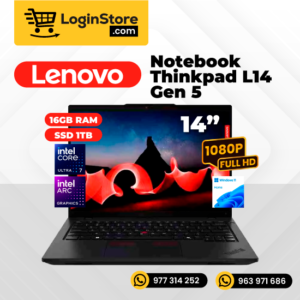 Notebook Lenovo Thinkpad L14 Gen 5 14″ Wuxga Ips Core Ultra 5 125U 4.3Ghz 16Gb